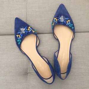 Ivanka Trump Royal Blue flats